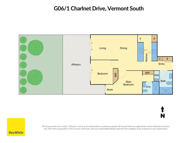 Floorplan of Homely apartment listing, G06/1 Charlnet Drive, Vermont South VIC 3133