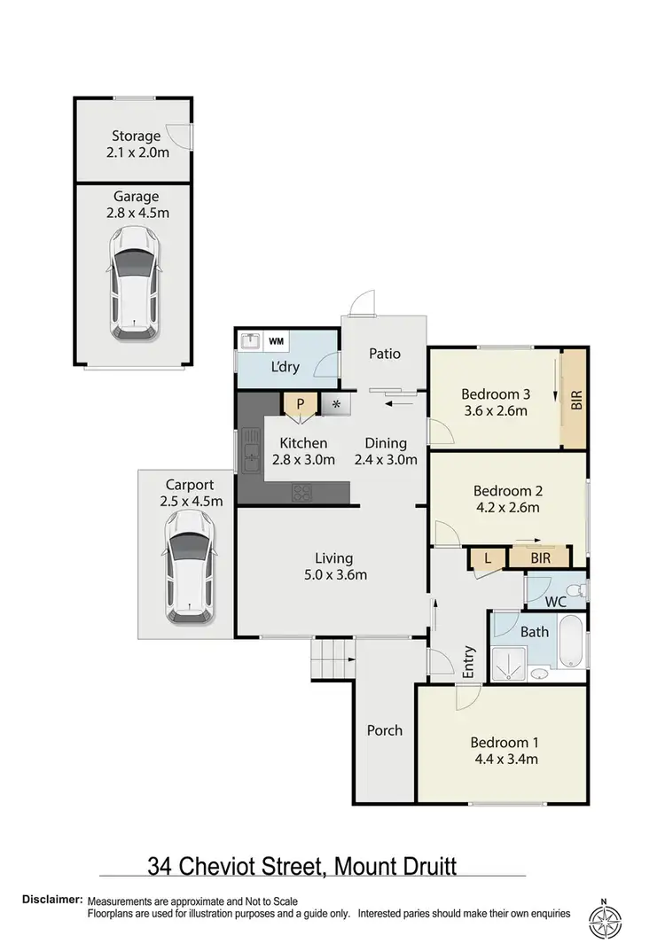 Floorplan of Homely house listing, 34 Cheviot Street, Mount Druitt NSW 2770