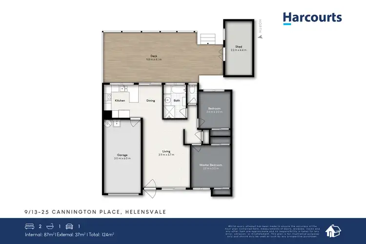 Floorplan of Homely villa listing, Unit 9/13 Cannington Place, Helensvale QLD 4212
