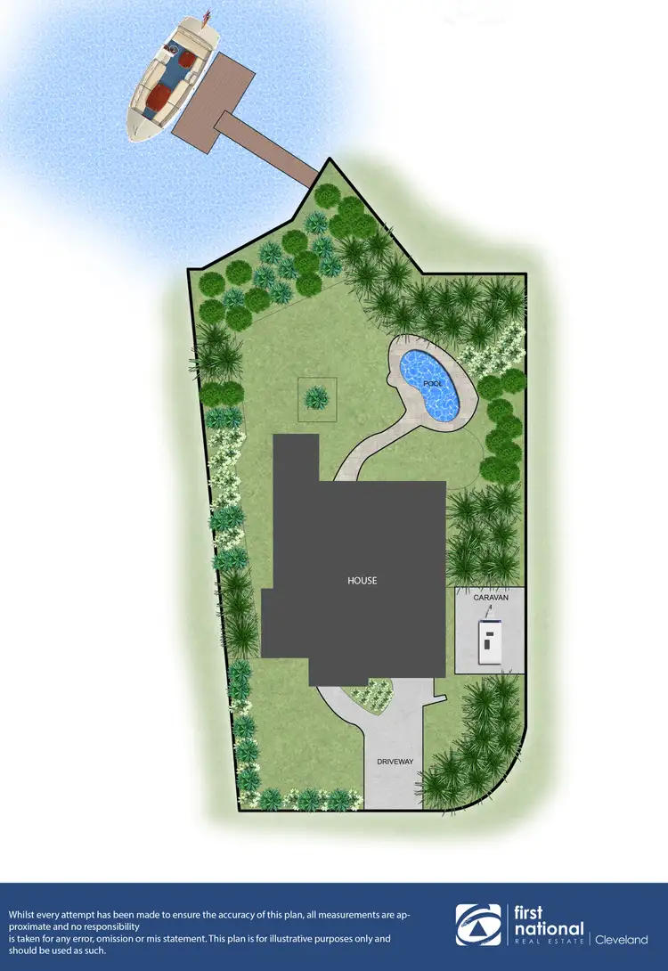Floorplan of Homely house listing, 1 Downwind Court, Birkdale QLD 4159