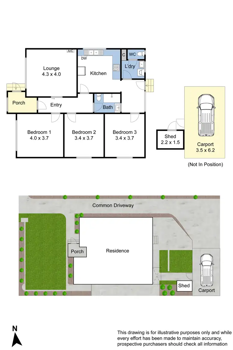 Floorplan of Homely unit listing, 1/15 Third Street, Clayton South VIC 3169