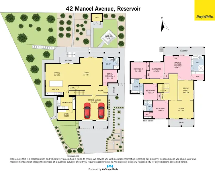 Floorplan of Homely house listing, 42 Manoel Avenue, Reservoir VIC 3073