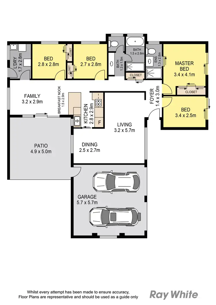 Floorplan of Homely house listing, 107 Allison Drive, Kallangur QLD 4503