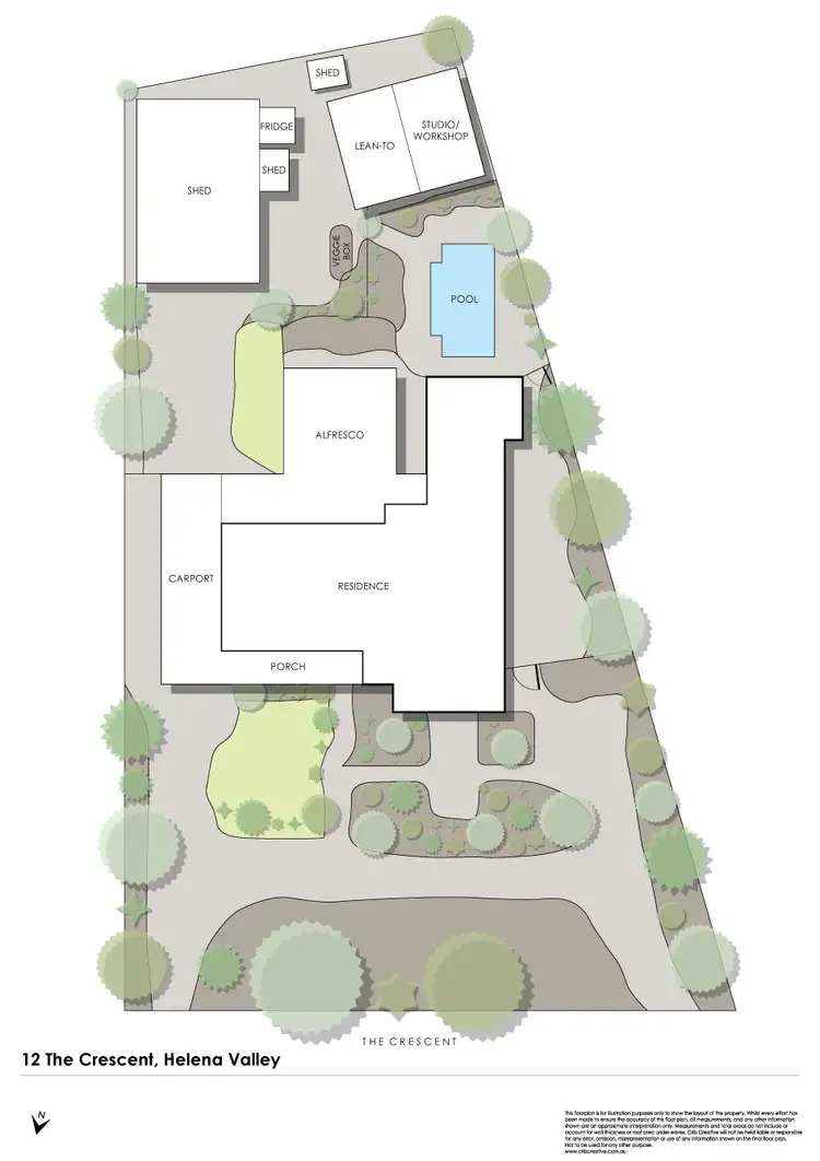 Floorplan of Homely house listing, 12 The Crescent, Helena Valley WA 6056