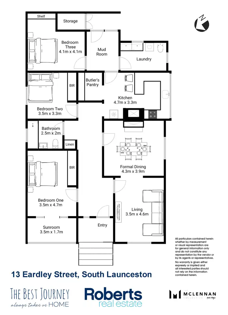 Floorplan of Homely house listing, 13 Eardley Street, South Launceston TAS 7249