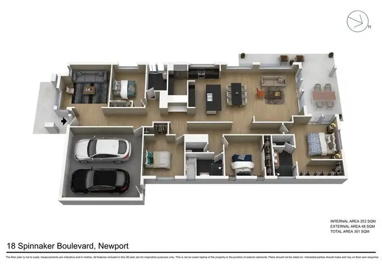 Floorplan of Homely house listing, 18 Spinnaker Boulevard, Newport QLD 4020