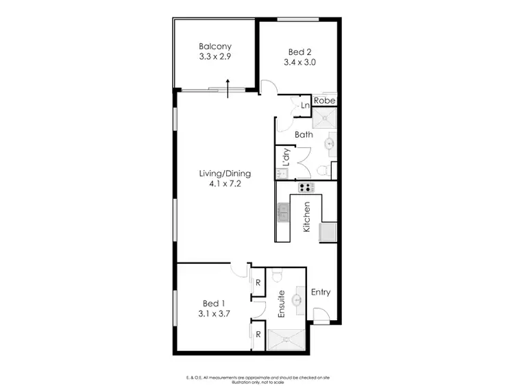 Floorplan of Homely apartment listing, 77/18 Wellington Street, East Perth WA 6004