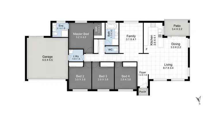 Floorplan of Homely house listing, 19 Keppel Way, Coomera QLD 4209