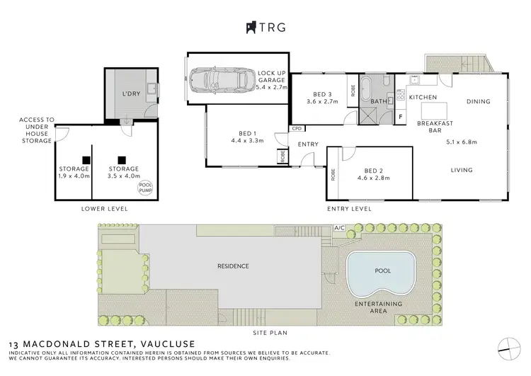 Floorplan of Homely house listing, 13 Macdonald Street, Vaucluse NSW 2030