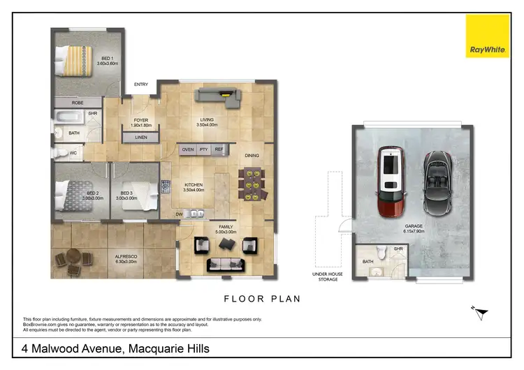 Floorplan of Homely house listing, 4 Malwood Avenue, Macquarie Hills NSW 2285