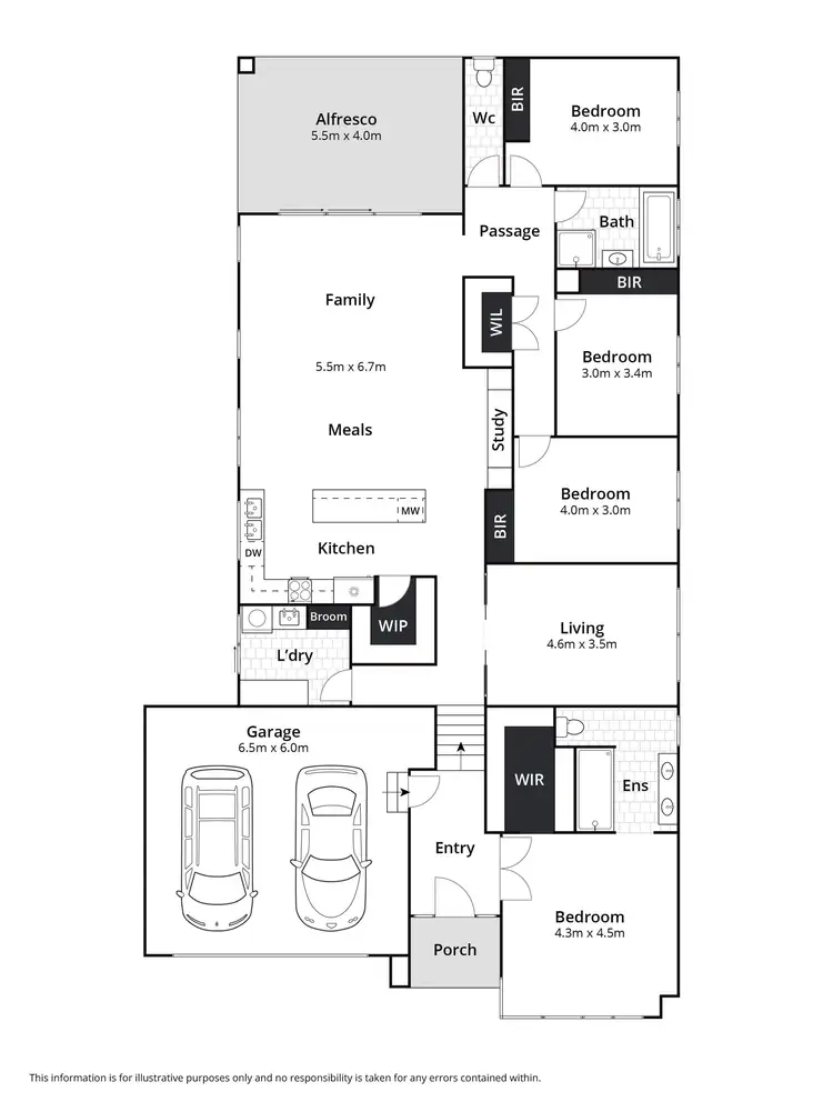 Floorplan of Homely house listing, 15 Narrawong Avenue, Highton VIC 3216