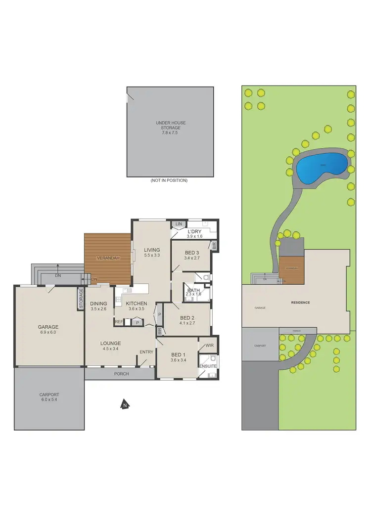 Floorplan of Homely house listing, 44 Bourke Street, Whittlesea VIC 3757