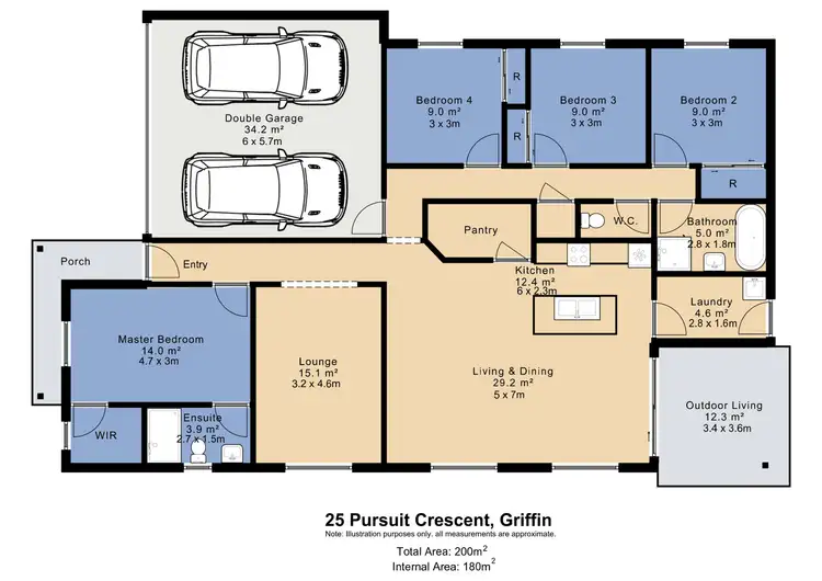 Floorplan of Homely house listing, 25 Pursuit Crescent, Griffin QLD 4503