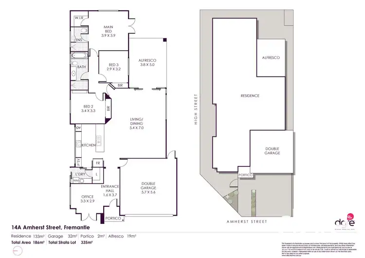 Floorplan of Homely house listing, 14A Amherst Street, Fremantle WA 6160