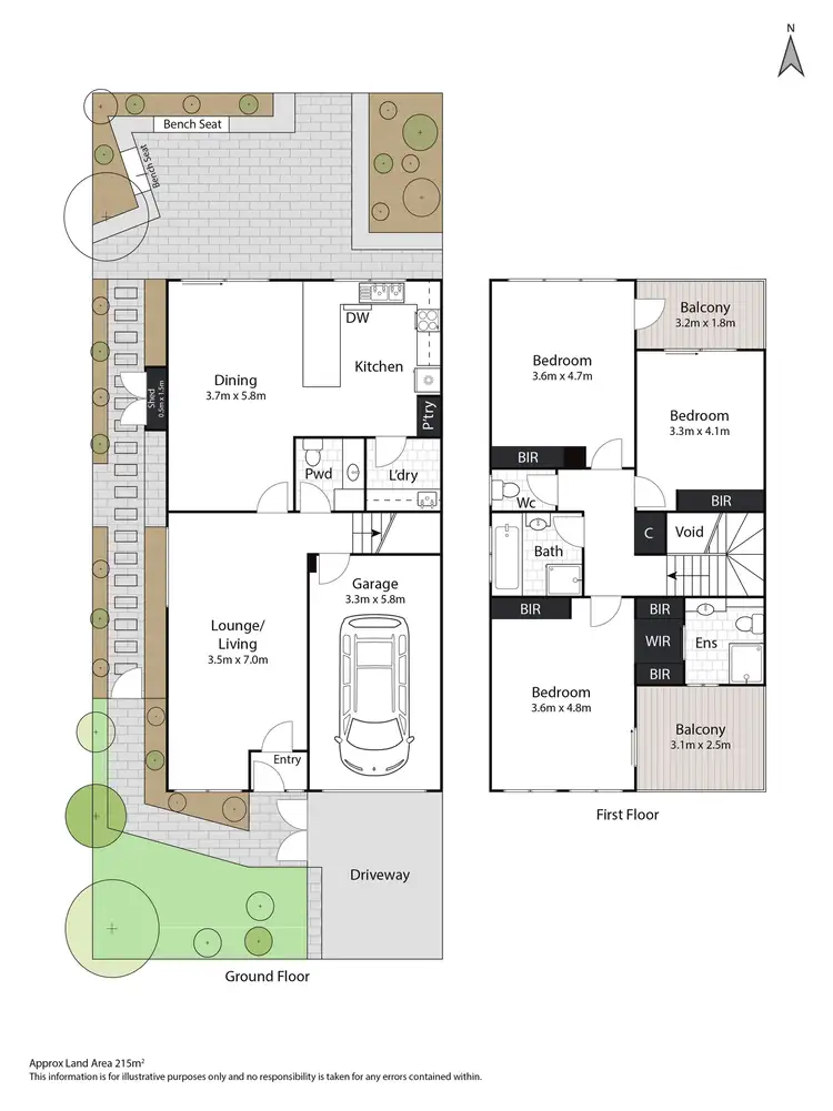 Floorplan of Homely house listing, 1 Bay Street, Rippleside VIC 3215