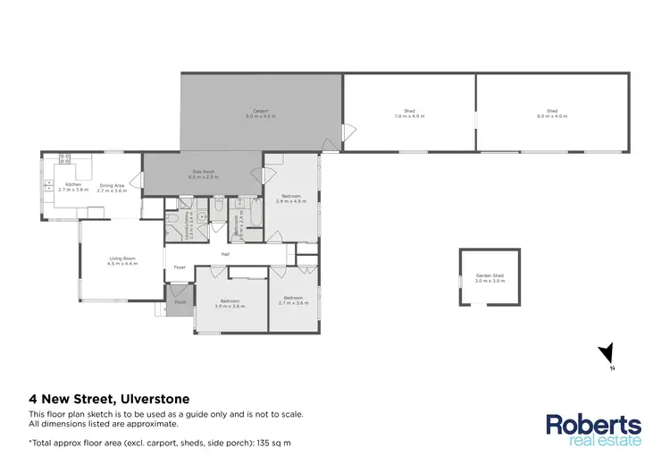 Floorplan of Homely house listing, 4 New Street, Ulverstone TAS 7315