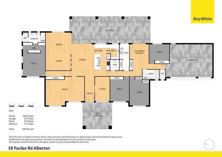 Floorplan of Homely house listing, 18 Faciles Road, Alberton QLD 4207