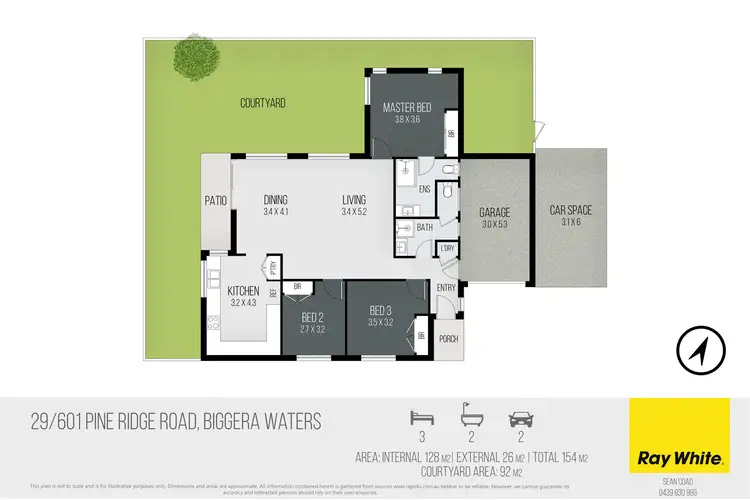 Floorplan of Homely house listing, 29/601 Pine Ridge Road, Biggera Waters QLD 4216