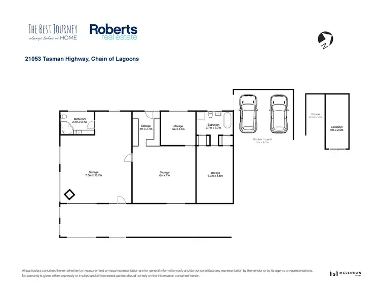 Floorplan of Homely land listing, 21053 Tasman Highway, Chain of Lagoons TAS 7215
