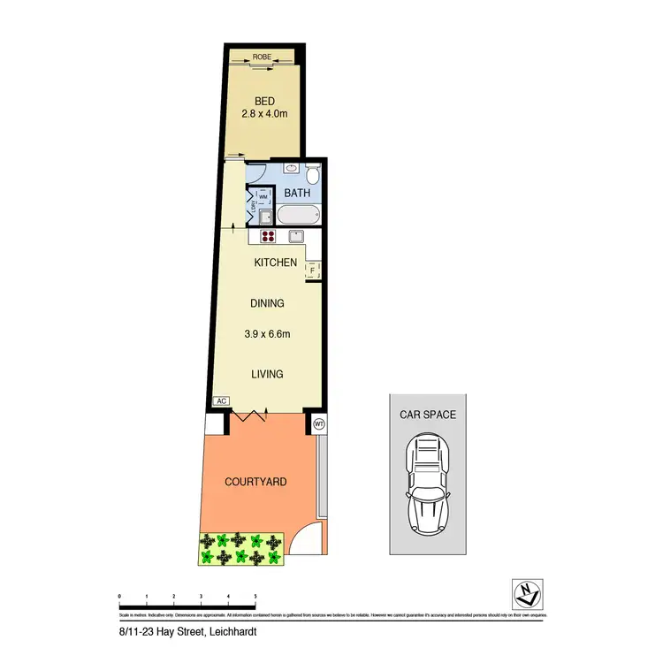 Floorplan of Homely apartment listing, 8/11-23 Hay Street, Leichhardt NSW 2040