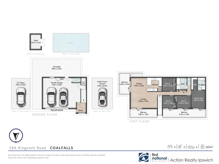 Floorplan of Homely house listing, 18A Kingsmill Road, Coalfalls QLD 4305