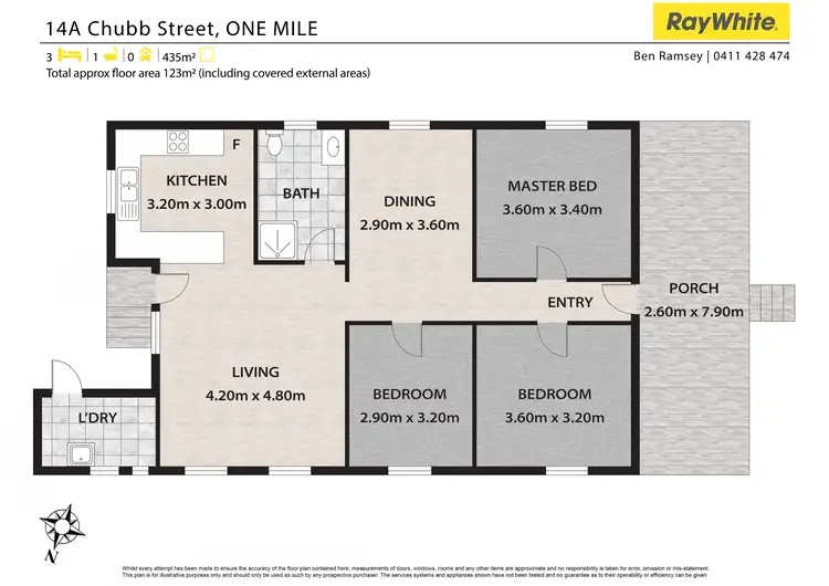 Floorplan of Homely house listing, 14A Chubb Street, One Mile QLD 4305