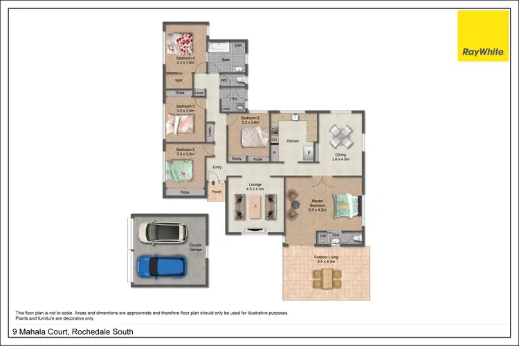 Floorplan of Homely house listing, 9 Mahala Court, Rochedale South QLD 4123