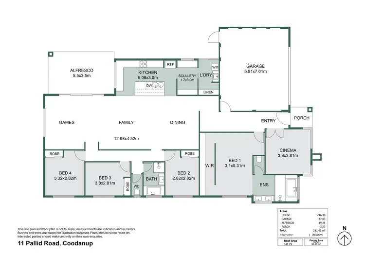Floorplan of Homely house listing, 11 Pallid Road, Coodanup WA 6210