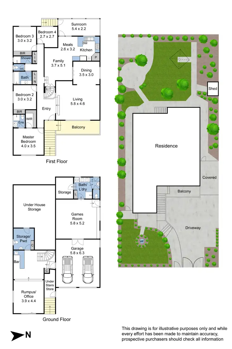 Floorplan of Homely house listing, 14 Coppabella Way, Vermont South VIC 3133