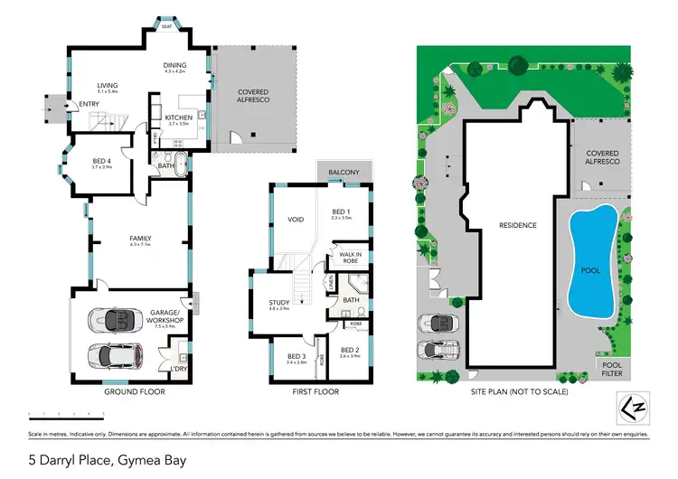 Floorplan of Homely house listing, 5 Darryl Place, Gymea Bay NSW 2227