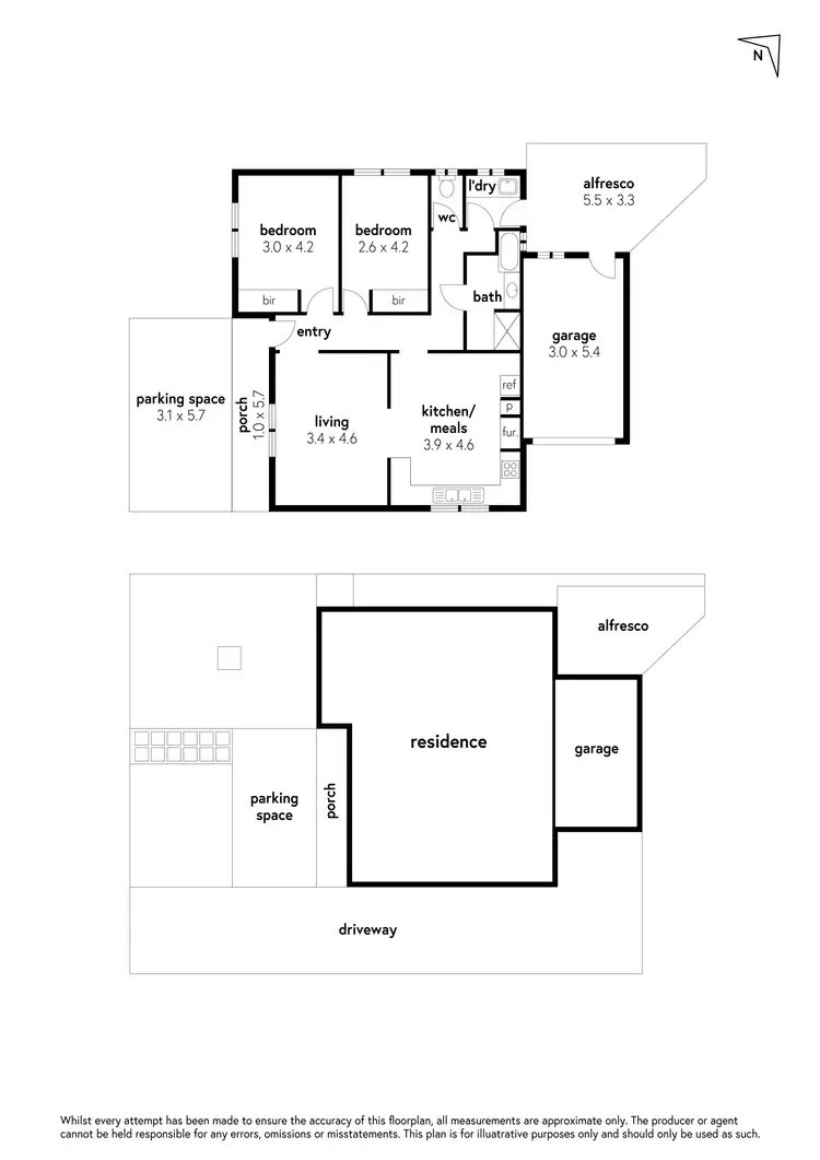 Floorplan of Homely house listing, 1/336 Victoria Street, Altona Meadows VIC 3028
