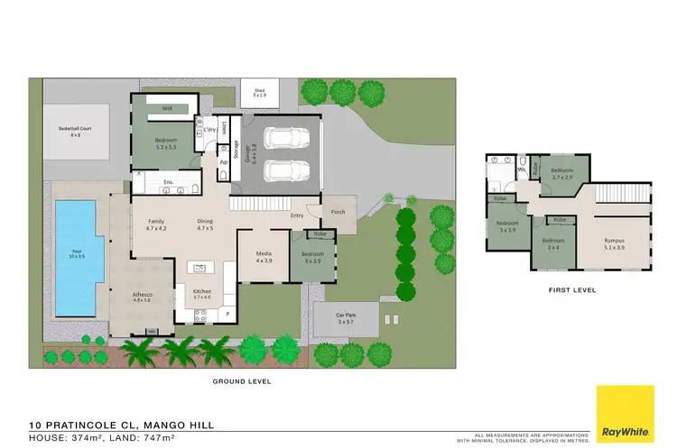 Floorplan of Homely house listing, 10 Pratincole Close, Mango Hill QLD 4509