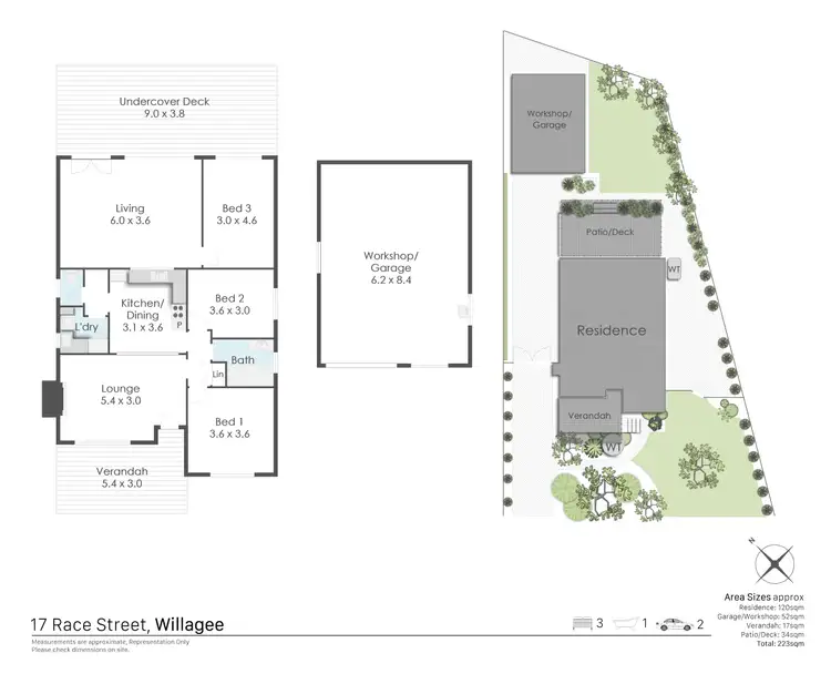 Floorplan of Homely house listing, 17 Race Street, Willagee WA 6156