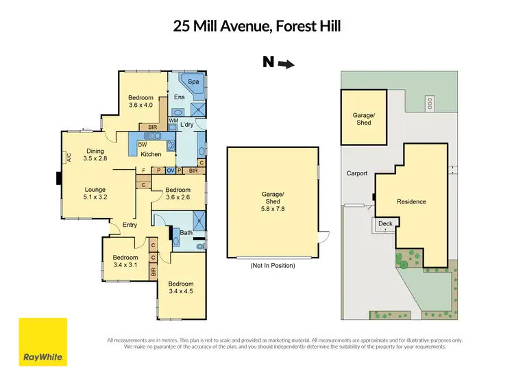 Floorplan of Homely house listing, 25 Mill Avenue, Forest Hill VIC 3131