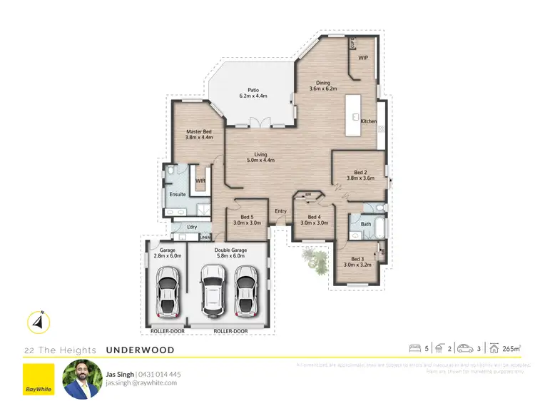 Floorplan of Homely house listing, 22 The Heights, Underwood QLD 4119