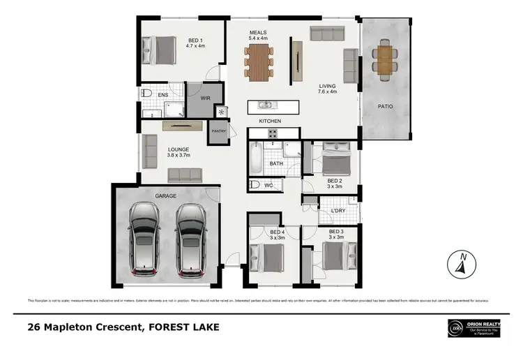 Floorplan of Homely house listing, 26 Mapleton Crescent, Forest Lake QLD 4078