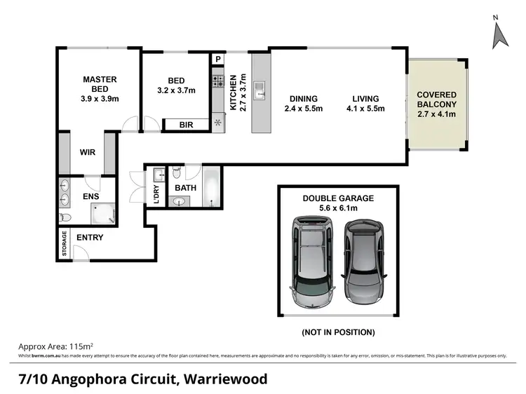Floorplan of Homely apartment listing, 7/10 Angophora Circuit, Warriewood NSW 2102