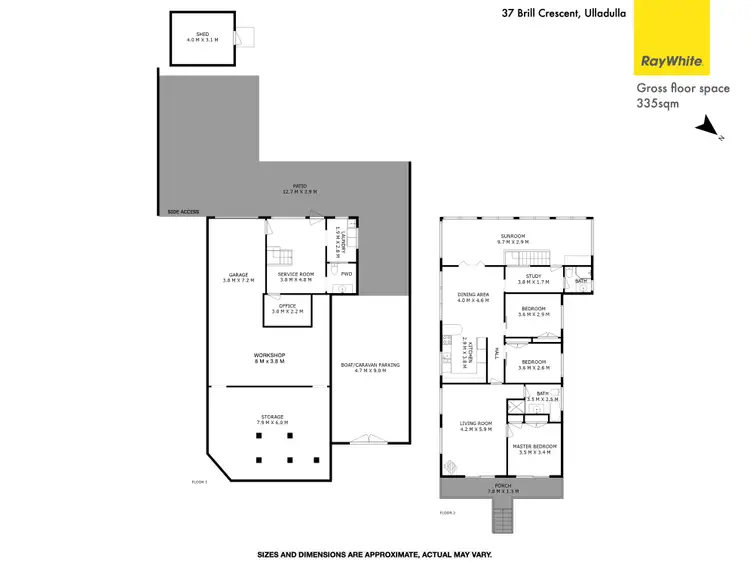 Floorplan of Homely house listing, 37 Brill Crescent, Ulladulla NSW 2539