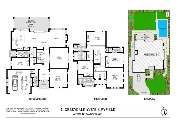 Floorplan of Homely house listing, 21 Greendale Avenue, Pymble NSW 2073