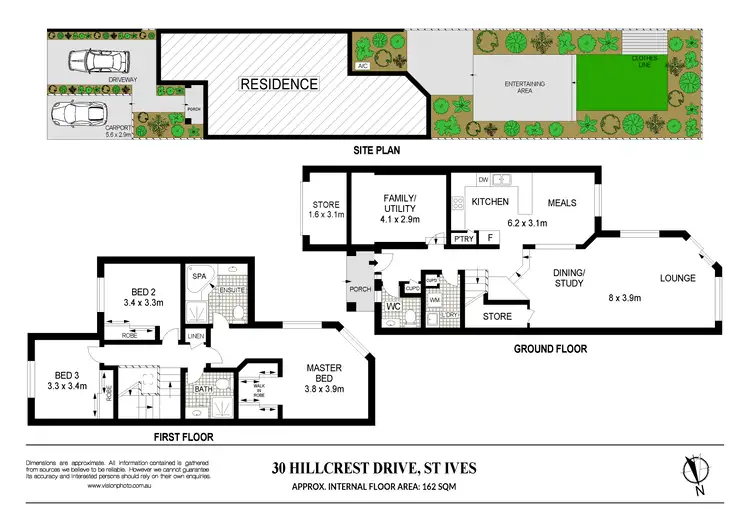 Floorplan of Homely townhouse listing, 30 Hillcrest Drive, St Ives NSW 2075