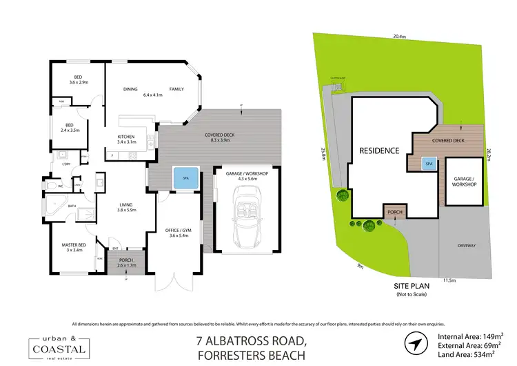Floorplan of Homely house listing, 7 Albatross Close, Forresters Beach NSW 2260