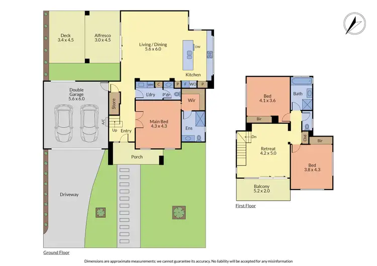 Floorplan of Homely house listing, 1/5 Deschamp Crescent, Rowville VIC 3178