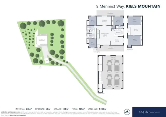 Floorplan of Homely house listing, 9 Merimist way, Kiels Mountain QLD 4559