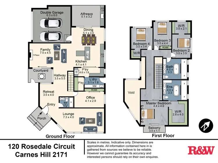 Floorplan of Homely house listing, 120 Rosedale Circuit, Carnes Hill NSW 2171