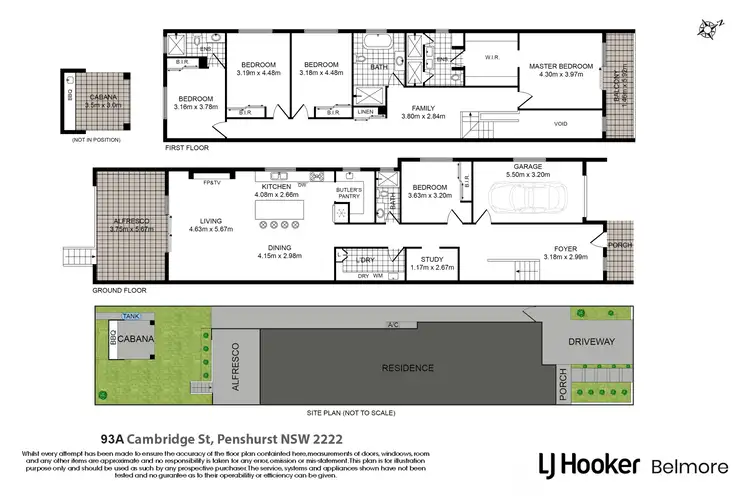 Floorplan of Homely semi-detached listing, 93A Cambridge Street, Penshurst NSW 2222