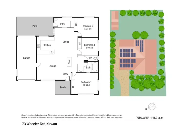 Floorplan of Homely house listing, 73 Wheeler Circuit, Kirwan QLD 4817