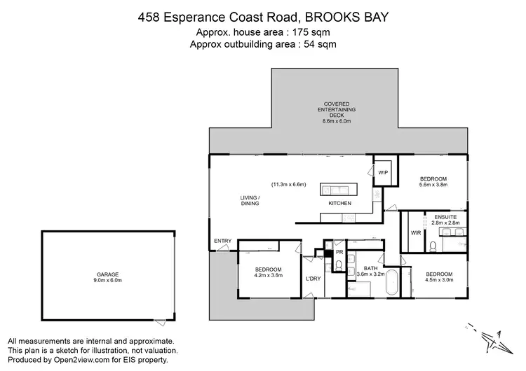 Floorplan of Homely house listing, 458 Esperance Coast Road, Brooks Bay TAS 7116