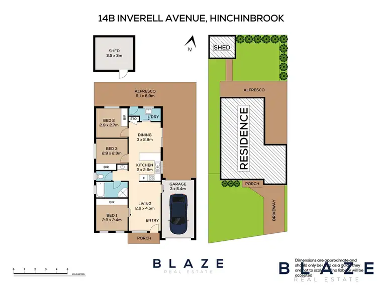 Floorplan of Homely house listing, 14B Inverell Avenue, Hinchinbrook NSW 2168