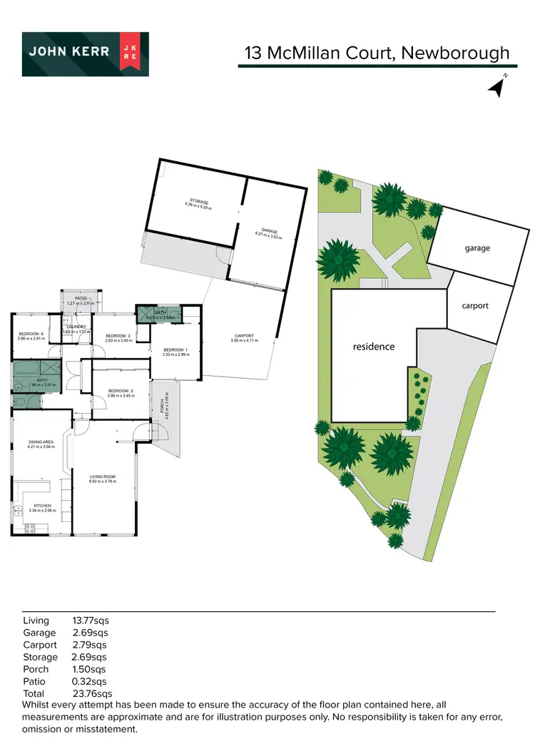 Floorplan of Homely house listing, 13 McMillan Court, Newborough VIC 3825