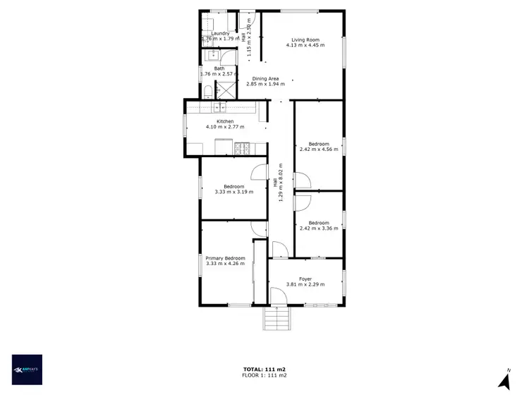 Floorplan of Homely house listing, 5 Gavin Street, Bundaberg North QLD 4670